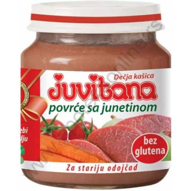 JUVITANA KAŠICA OD POVRĆA SA JUNETINOM 128g - Online Apoteka JUVITANA KAŠICA OD POVRĆA SA JUNETINOM 128g